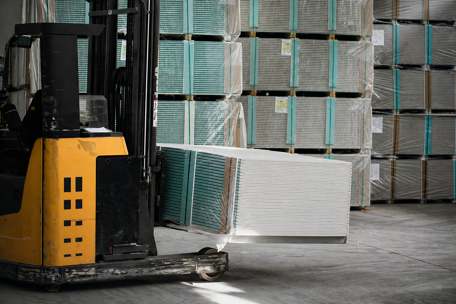 PVC foam board from the Onat Scope production line