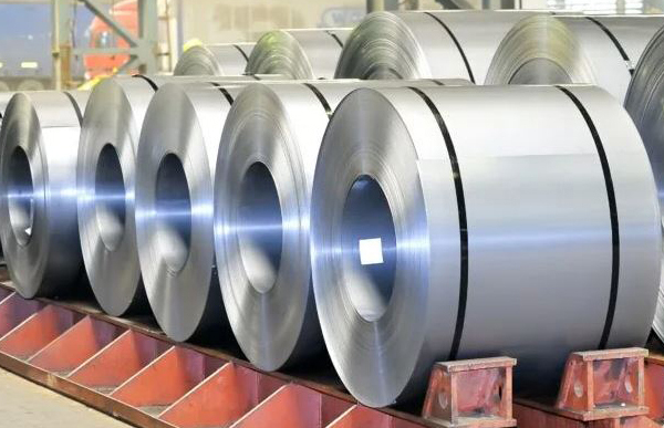 Coated aluminum coils on the Onat Scope coil-coating line